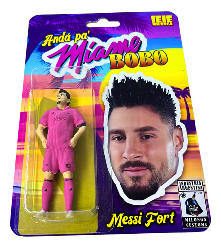 Messi Ricardo Ricky Fort Figura Muñeco Coleccion Miami