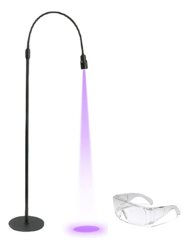 Pedal De Pé Uv Lash Com Cura Em Gel Led, Pescoço De Ganso Aj