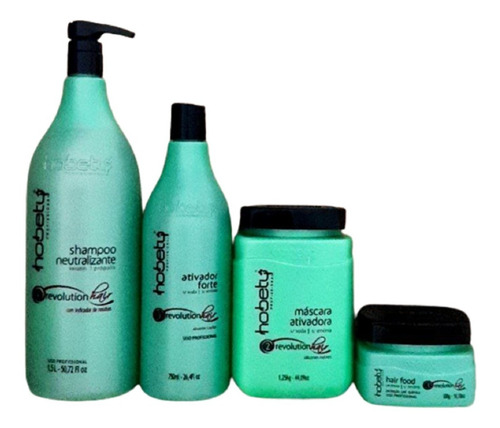 Imagem 8 de 10 de Guanidina Kit Revolution Hair Relaxamento