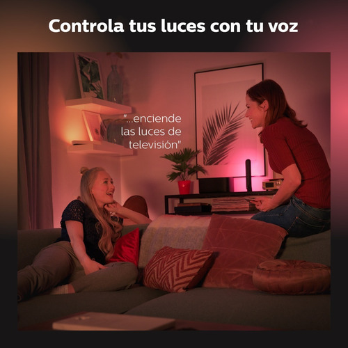 Imagen 4 de 7 de Philips Hue Play Bar Doble White&color Ambience Para Tv