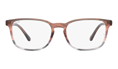 Lentes Ópticos Striped Brown Gradient Red Ray-ban Optical