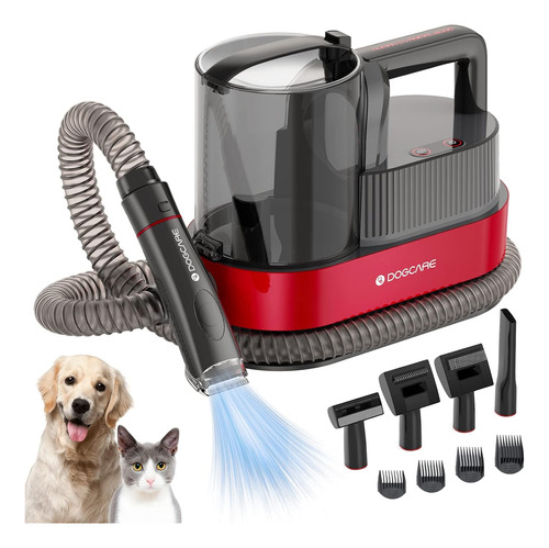 Kit De Aseo Moderno Para Perros Dogcare 6 En 1 Con Aspirador