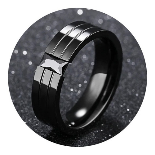 Imagen 1 de 9 de Anillo Gotico Punk Vintage Con Zirconia Exquisita Plata