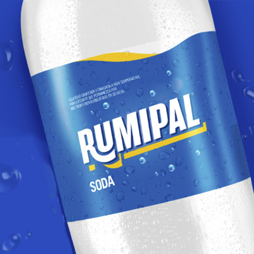 Agua mineral Rumipal Soda con gas sifon 2000 mL