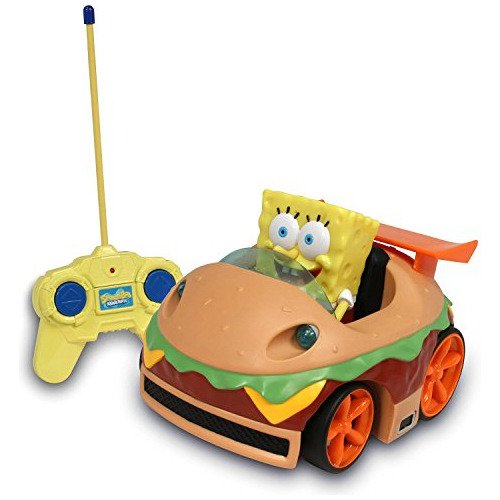 Veículo Nkok De Controle Remoto Krabby Patty Com Bob Esponja