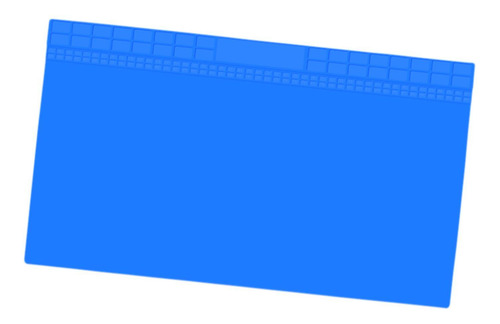 Silicone Soldering Pad Repair Work Mat For Laptops Blue