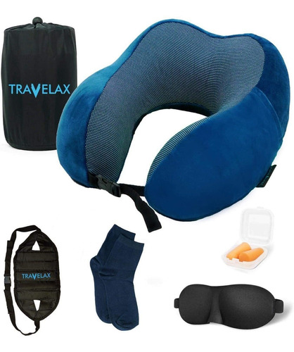 El Kit De Viaje Contiene Una Almohada De Espuma De Memo...