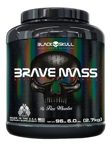 Gainer Brave Mass 2.7kg - Black Skull