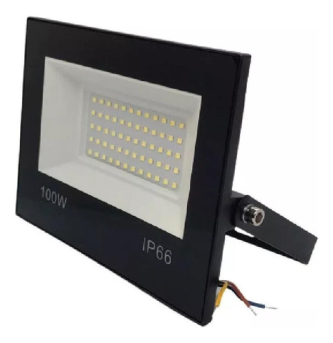 Refletor Holofote Led 100w A Prova D'agua Bivolt Branco Frio