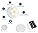 Luces De Pared Led A Pilas Con Control Remoto, 2 Piezas