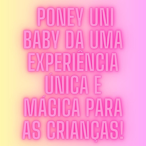Brinquedo Poney Com Movimento/som E Luz Encantado