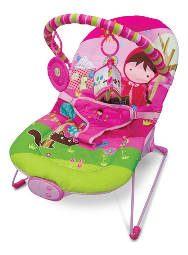 Silla Porta Bebe Mega Baby Música Vibración Barra Juguet 9kg Color Hood