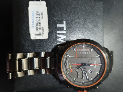 Timex Analógico Masc. Cronógrafo Puls Aço T2p273