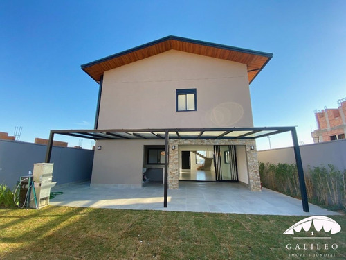 Imagem 4 de 18 de Venda | Sobrado De Alto Padrão No Brisas Jundiaí - 03 Suítes - Sendo 01 Master - 02 Home Office - 4 Vagas - Área Gourmet - Ca00955 - 70039037