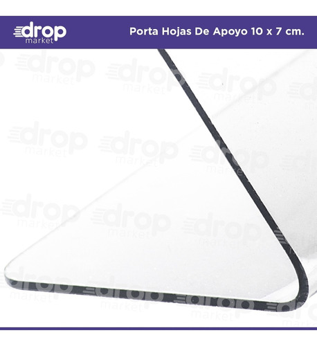 Imagen 4 de 10 de Porta Nombre Precios Acrílico Menú Mesa 10x7 Pack X10u