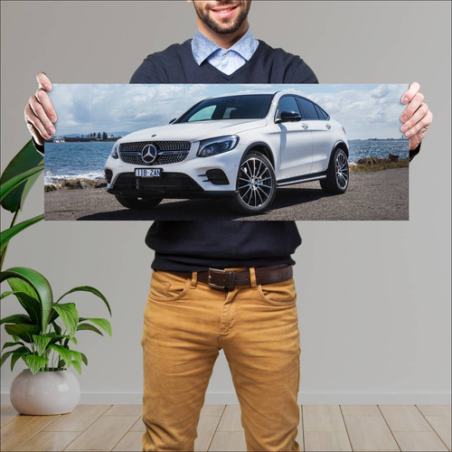 Cuadro 30x80cm Auto 2016 Mercedes Benz Glc Class 691