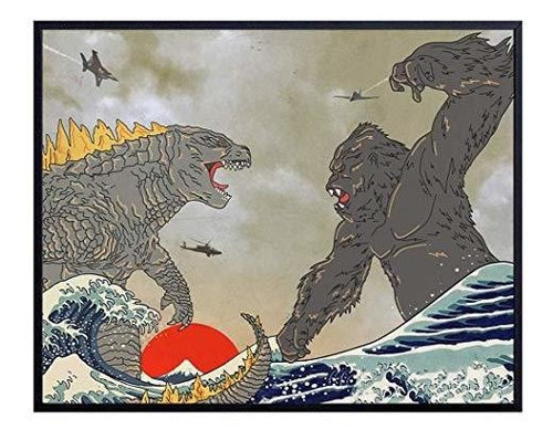 Póster De Shin Godzilla - King Kong - Godzilla Vs Kong - Ka