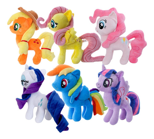 Peluche My Little Pony Rainbow Dash Pinkie Pie Twilight Set