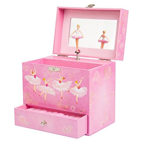 Caja De Música Bailarina Para Niñas - Caja De Joyería