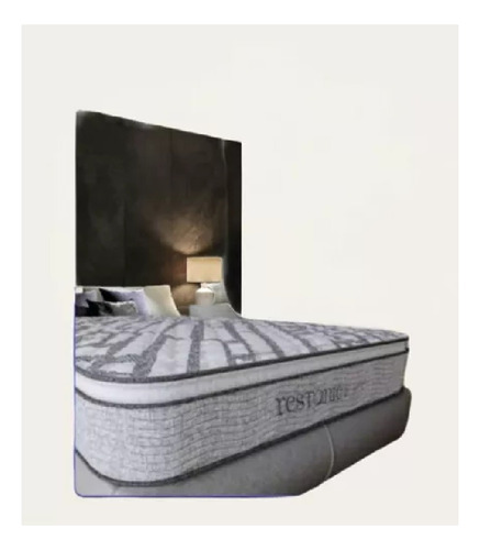 Colchón King Size Restonic Joy De Pillow Top