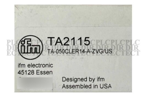 New Ifm Ta2115 Ta-050cler14-a-zvg/us Temperature Sensor Aac