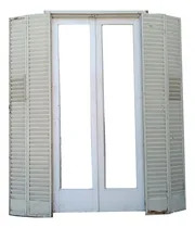 Comprar Puerta De Madera Cedro Con Celosías Cod.12000 Chapasusadas