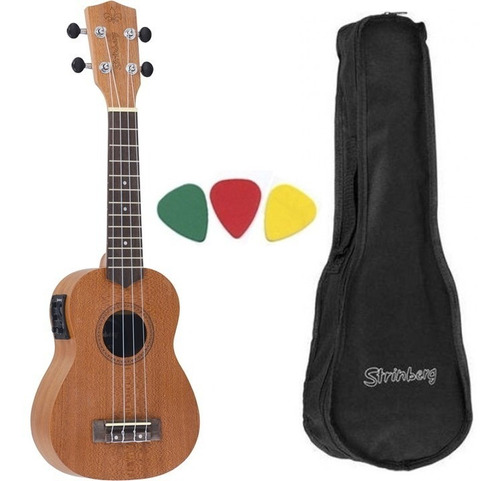 Kit Ukulele Soprano Strinberg Uk06se ** Elétrico C/ Afinador