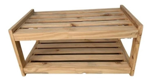 Sapateira Para Porta De Casa Em Madeira Pinus Organizador