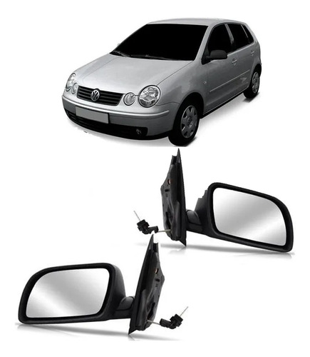 Retrovisor Esquerdo Volkswagen Polo 2004 2005 Elétrico