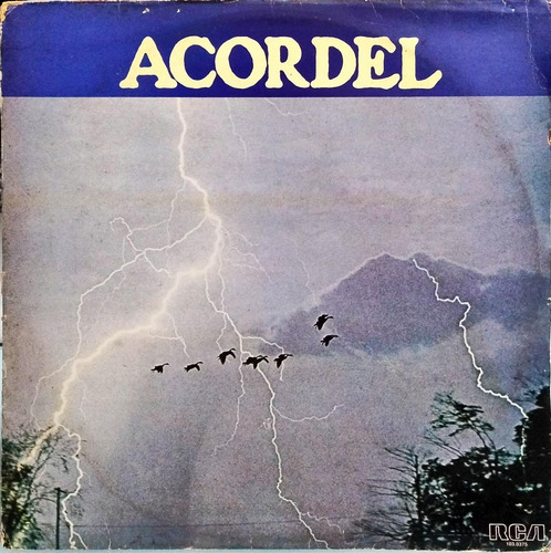 Acordel Lp Vinil 1980 Chama Com Encarte Rca 4884