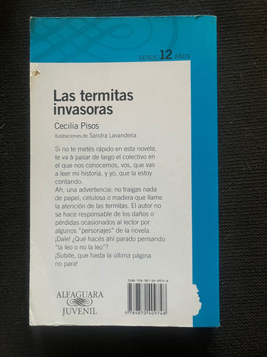 Las Termitas Invasoras - Cecilia Pisos - Alfaguara (Usado)