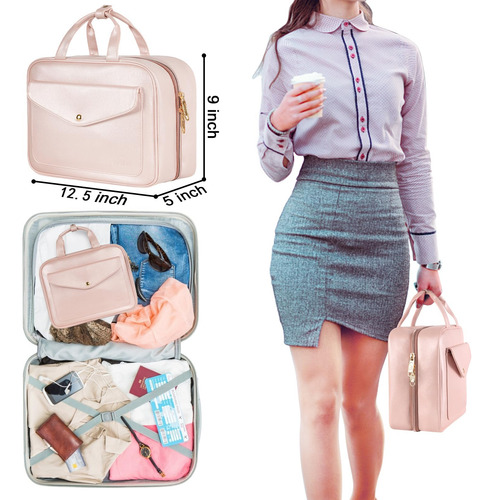 Cosmetiquera De Viaje, Bolsa De Maquillaje Con Gran