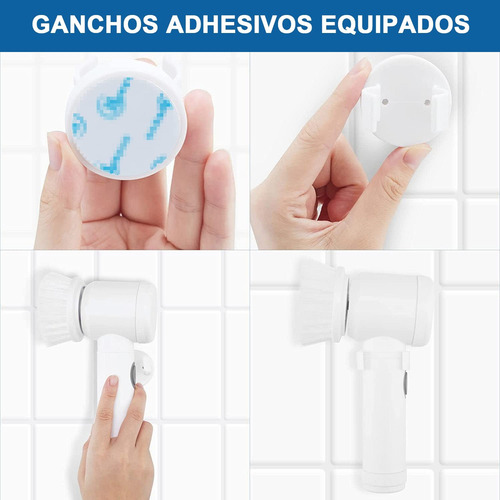 Cepillo Electrico De Limpieza Recargable For Baño Y Cocina