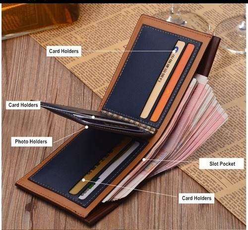 Imagen 5 de 5 de Cartera Billetera Caballero Hombre Lujo Elegante