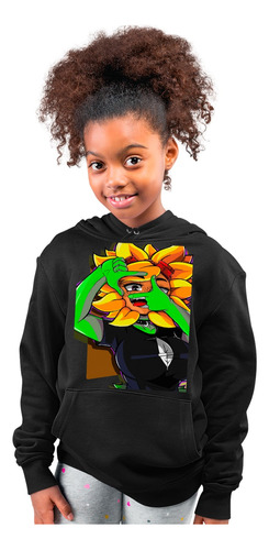 Sudadera Panda Infantil Girasol Plantas Zombies Solar Flare