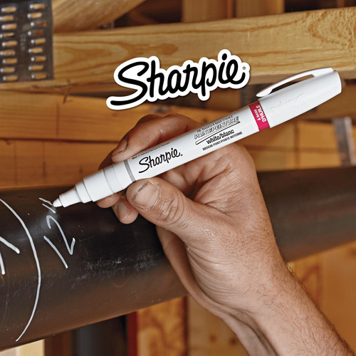 Marcador Sharpie Paint Azul Pintura Al Aceite Esmalte