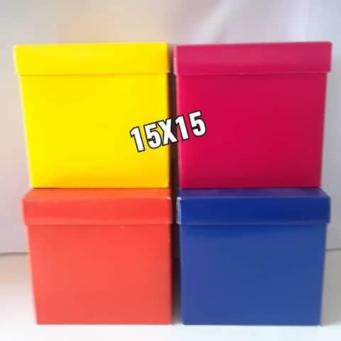 Cajas De Regalo Unicolores 15x15x15 Cms
