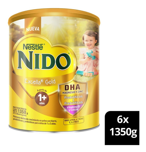 Nido Excella Gold 1+ 1350g Pack X6