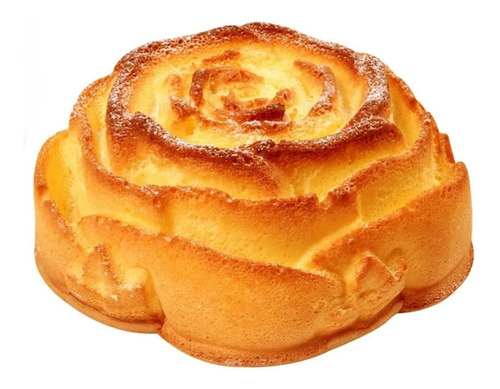 Molde De Silicona Forma De Rosa Flor Pasteles Reposteria