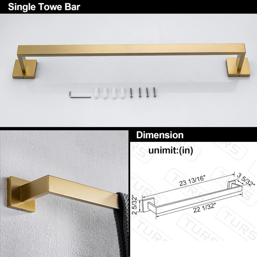 Juego De Accesorios De Baño De 7 Piezas, Juego De Toallero D
