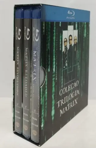 Box Blu Ray Trilogia Matrix (os 3 Filmes Lacrados Leia Desc