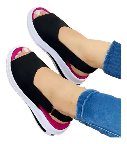 Sandalia P Para Verano, Nuevo Estilo Casual, Moda, Boca De P