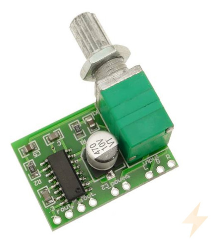 Mini Amplificador Audio+potenciómetro Pam8403 5v 3w Estéreo