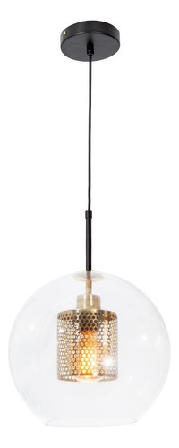 Lámpara Colgante Opulent Negro Bronce E27 40w 1 Luz - LED