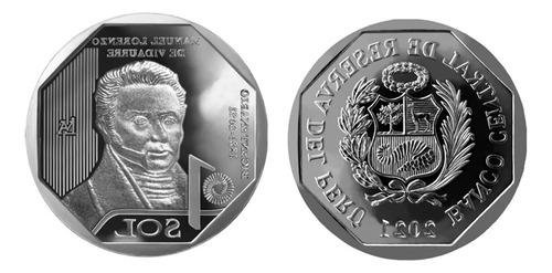 Cono 20 Monedas Manuel Lorenzo De Vidaurre Bicentenario