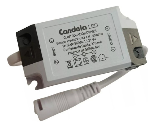 Pack 10 Driver Controlador Panel 6w Transformador Candela