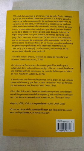 El Final De La Historia - Lydia Davis, Alpha Decay, 2014 (Usado)