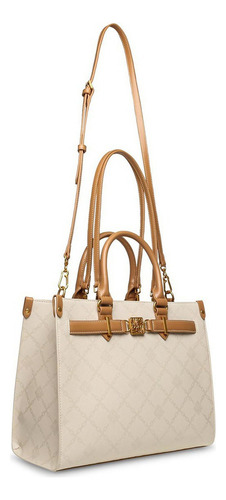 Bolsa Para Mujer Bstilo-e Tote Con Cremallera En Color Beige Steve Madden