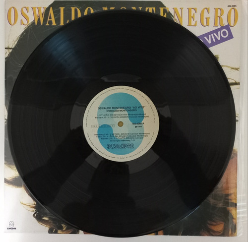 Lp Oswaldo Montenegro. Ao Vivo. 1898. Capa E Vinil Ótimos. (Usado)