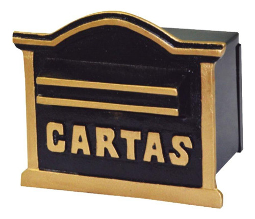 Caixa De Correio Para Cartas Paulista Detras 12x17x11cm